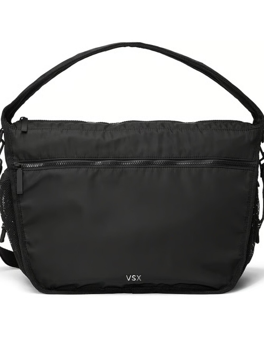 VSX Black Nylon Shoulder Messenger Bag for Women (Unisex)